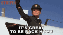 Its Great To Be Back Home Stella GIF - Its Great To Be Back Home Stella Stripes GIFs