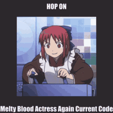 Melty Melty Blood GIF - Melty Melty Blood Actress Again GIFs