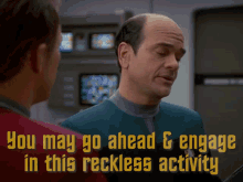 Star Trek Reckless GIF - Star Trek Reckless Go Ahead GIFs