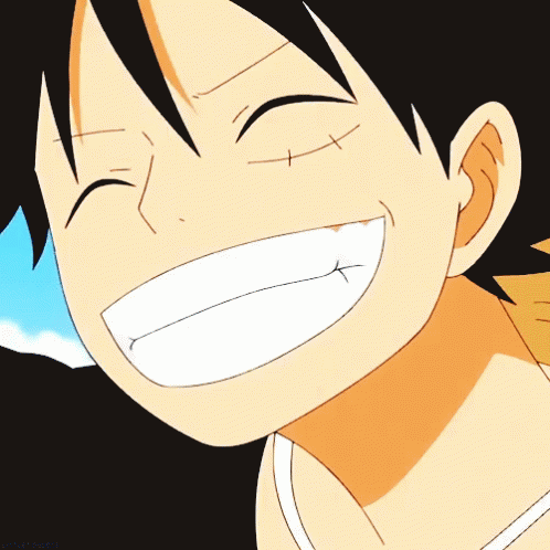 One Piece Luffy Gif One Piece Luffy Smile Discover Share Gifs