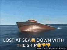 ship sinking