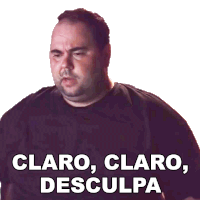Claro Claro Desculpa Fabio De Luca Sticker - Claro Claro Desculpa Fabio De Luca Porta Dos Fundos Stickers