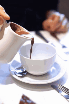 Chocolate Drink Hot Chocolate GIF - Chocolate Drink Hot Chocolate Pour GIFs