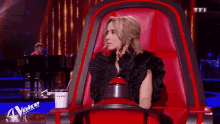 lara fabian the voice coach thinking having a second thought