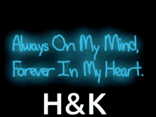 Always On My Mind Forever In My Heart GIF - Always On My Mind Forever In My Heart H And K GIFs
