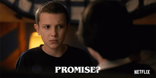 Promise Swear GIF - Promise Swear Eleven - Discover & Share GIFs