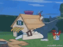 Yusef Building House GIF - Yusef Building House Why GIFs