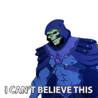 I Cant Believe This Skeletor Sticker - I Cant Believe This Skeletor Masters Of The Universe Revelation Stickers