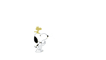 startled snoopy woodstock scared oh no