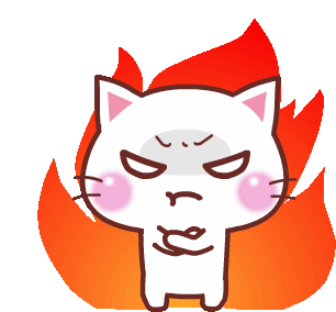 Angry Kitty Sticker - Angry Kitty Cat Stickers