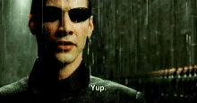 Yup - The Matrix Revolutions GIF - The Matrix Revolutions The Matrix Neo GIFs