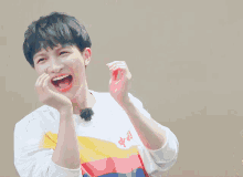 zhou shen cute smile handsome laughs zhou shen cute smile handsome laughs