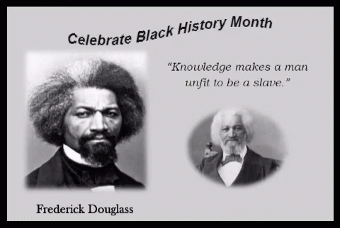 Frederick Douglass Black History Month GIF - Frederick Douglass Black