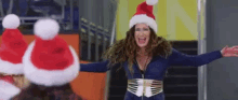 Kathryn Hahn A Bad Moms Christmas GIF - Kathryn Hahn A Bad Moms Christmas Jump GIFs