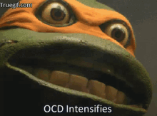 Ocd Intensifies - Ocd GIF - Ocd Michelangelo Teenage Mutant Ninja Turtles GIFs