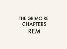 Tgc Tgc Rem GIF - Tgc Tgc Rem The Grimoire Chapters GIFs