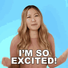 Im So Excited Ellen Chang GIF - Im So Excited Ellen Chang For3v3rfaithful GIFs