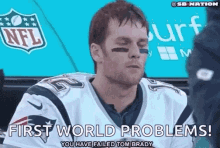 tom brady you have failed face palm crying upset