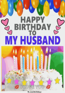 Happy Birthday My Husband GIF - Happy Birthday My Husband I Love You GIFs