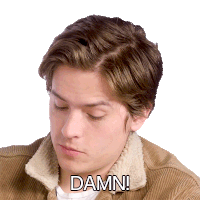 Damn Dylan Sprouse Sticker - Damn Dylan Sprouse Harpers Bazaar Stickers