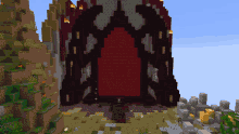 rainbow minecraft portal castle game