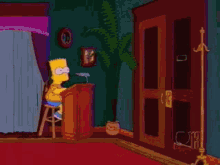 Bart Simpson The Simpsons GIF - Bart Simpson The Simpsons Bye GIFs