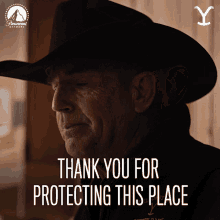 Thank You For Protecting This Place John Dutton GIF - Thank You For Protecting This Place John Dutton Kevin Costner GIFs