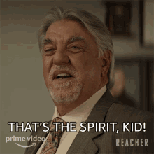 Thats The Spirit Kid Mayor Teale GIF - Thats The Spirit Kid Mayor Teale Reacher GIFs