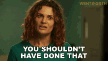 You Shouldnt Have Done That Bea Smith GIF - You Shouldnt Have Done That Bea Smith Wentworth GIFs