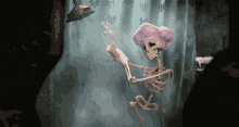 Skeleton Shower GIF - Skeleton Shower Cute GIFs