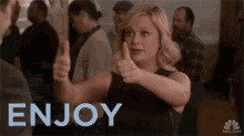 Enjoy - Parks And Recreation GIF - Parks And Recreation Pand R Enjoy GIFs