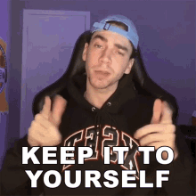Keep It To Yourself Alphakep GIF - Keep It To Yourself Alphakep Austin Kepner GIFs