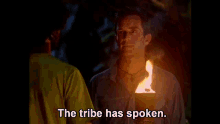 Survivor Jeff Probst GIF - Survivor Jeff Probst The Tribe Has Spoken GIFs