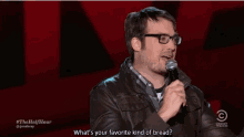 Jonah Ray Whats Your Favorite Kind Of Bread GIF - Jonah Ray Whats Your Favorite Kind Of Bread Comedy GIFs