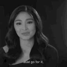 Nadine Lustre Just Go For It GIF - Nadine Lustre Just Go For It Go GIFs