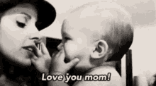 Love You Mom Baby GIF - Love You Mom Baby Kisses GIFs