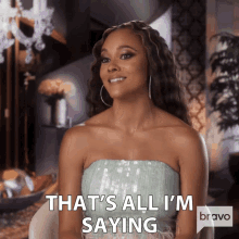 Thats All Im Saying Real Housewives Of Potomac GIF - Thats All Im Saying Real Housewives Of Potomac Thats What I Mean GIFs