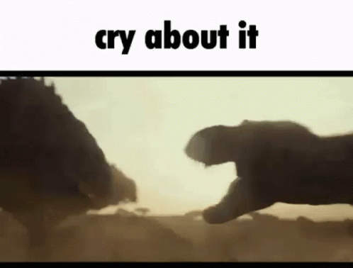 Cry About It Trex GIF - Cry About It Trex Giganotosaurus GIFs