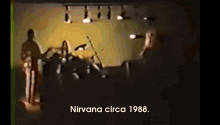 Kurt Cobain In 1988 Performing Songs From The Bleach Album. GIF - Nirvana 1988 Kurt Cobain GIFs