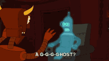 Futurama Bender GIF - Futurama Bender Ghost GIFs
