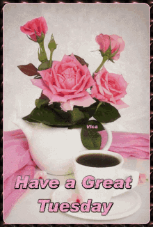 Have A Great Tuesday Coffe GIF - Have A Great Tuesday Tuesday Coffe GIFs