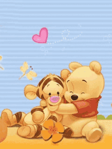 Friends Forever Winnie The Pooh And Tigger Too GIF - Friends Forever Winnie The Pooh And Tigger Too Heart GIFs