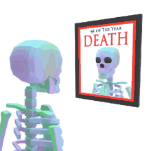 Skeleton Time GIF - Skeleton Time Time Magazine GIFs