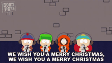 We Wish You A Merry Christmas South Park GIF - We Wish You A Merry Christmas South Park A Very Crappy Christmas GIFs