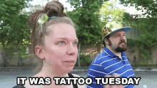 It Was Tattoo Tuesday I Got A New Tattoo GIF - It Was Tattoo Tuesday Tattoo Tuesday I Got A New Tattoo GIFs