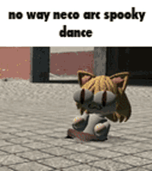 Neco Arc Spooky Dance GIF - Neco Arc Spooky Dance Spooky Month Dance GIFs
