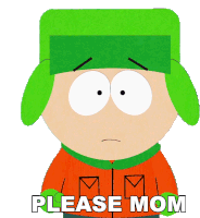 Please Mom Kyle Broflovski Sticker - Please Mom Kyle Broflovski South Park Stickers