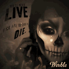 never live life life is now die scared