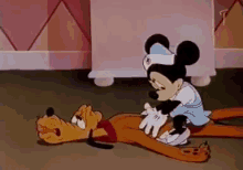 Figaro Laughing  GIF - Cat Cartoon Mickey Mouse GIFs