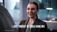 I Just Thought We Could Hang Out Ramona Davis GIF - I Just Thought We Could Hang Out Ramona Davis Chicago Med GIFs